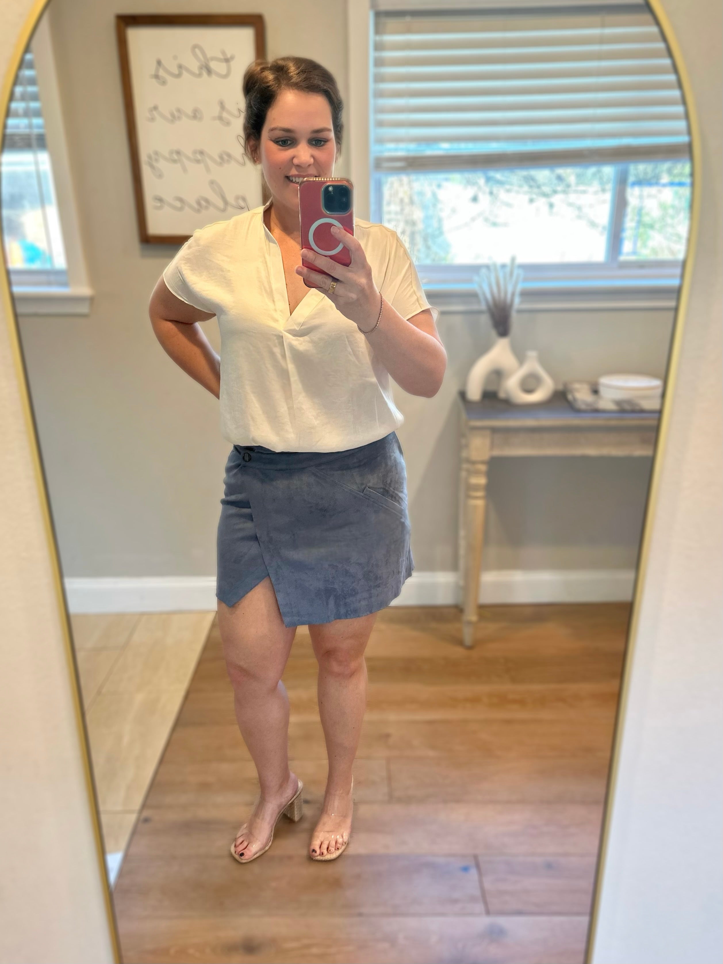 Ivory Drop Shoulder Blouse
