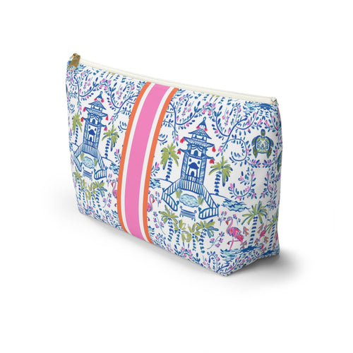 Britt Mills Mahjong Tile Pouch: Colorful Chinoiserie