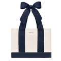 Case-Mate Canvas Tote: Oxford Navy Bow