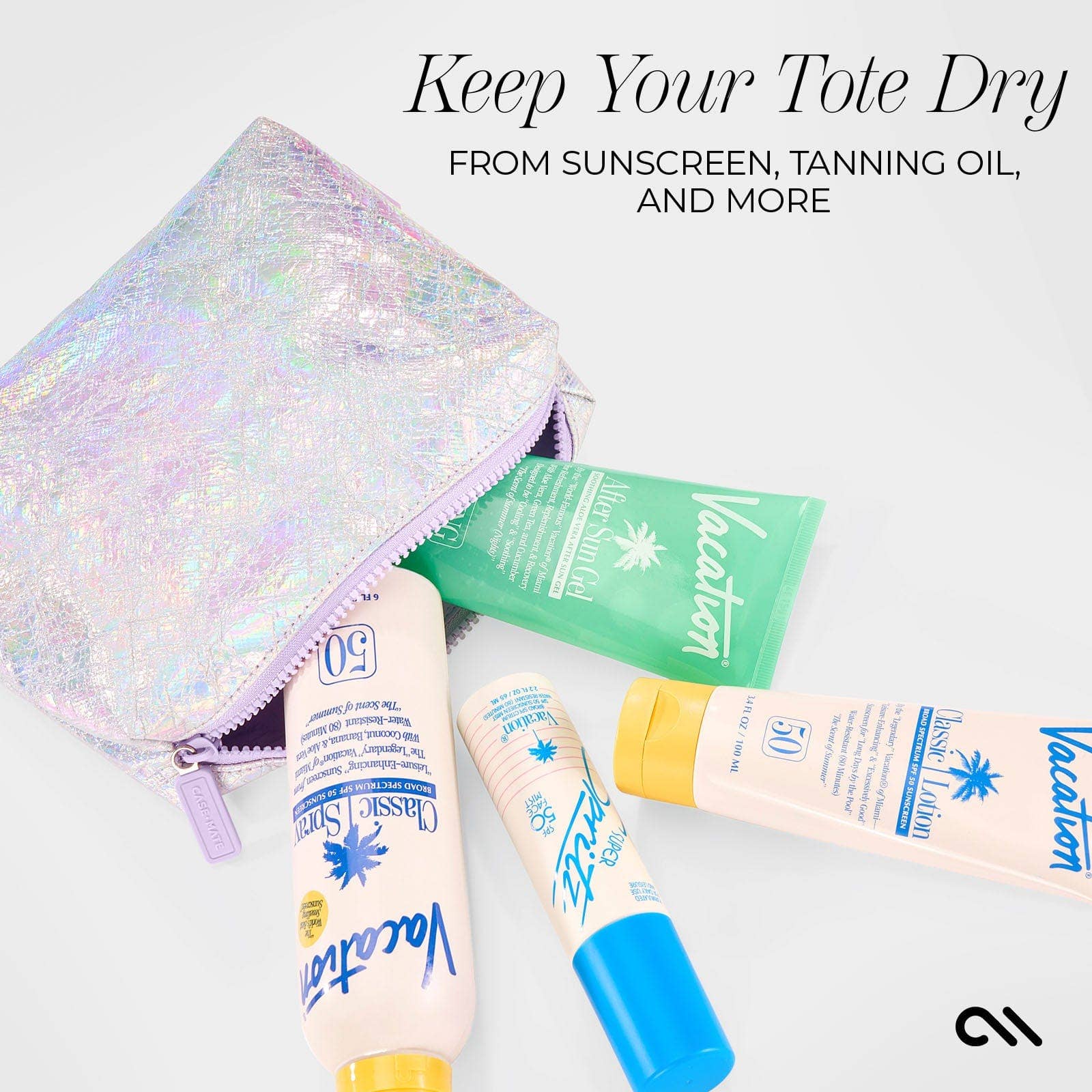 Case-Mate Soap Bubble™ Crinkle Makeup Bag: Soap Bubble™