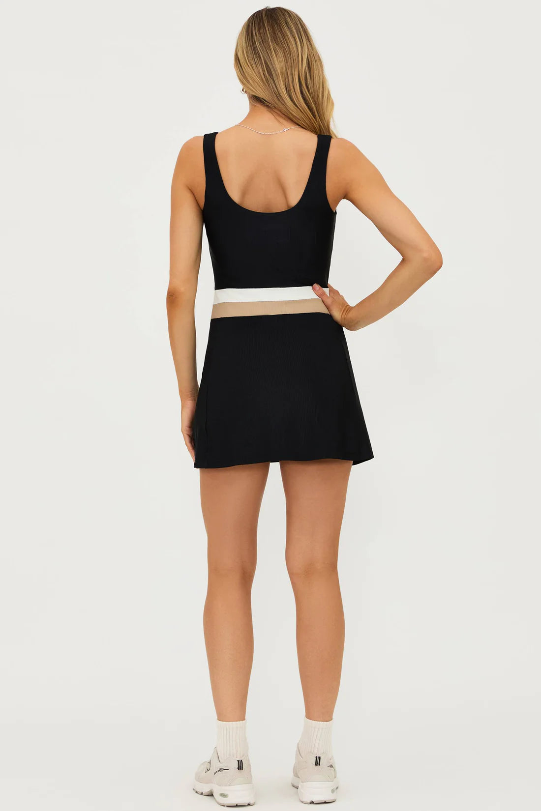 Beach Riot Remi Dress Sandshell Colorblock