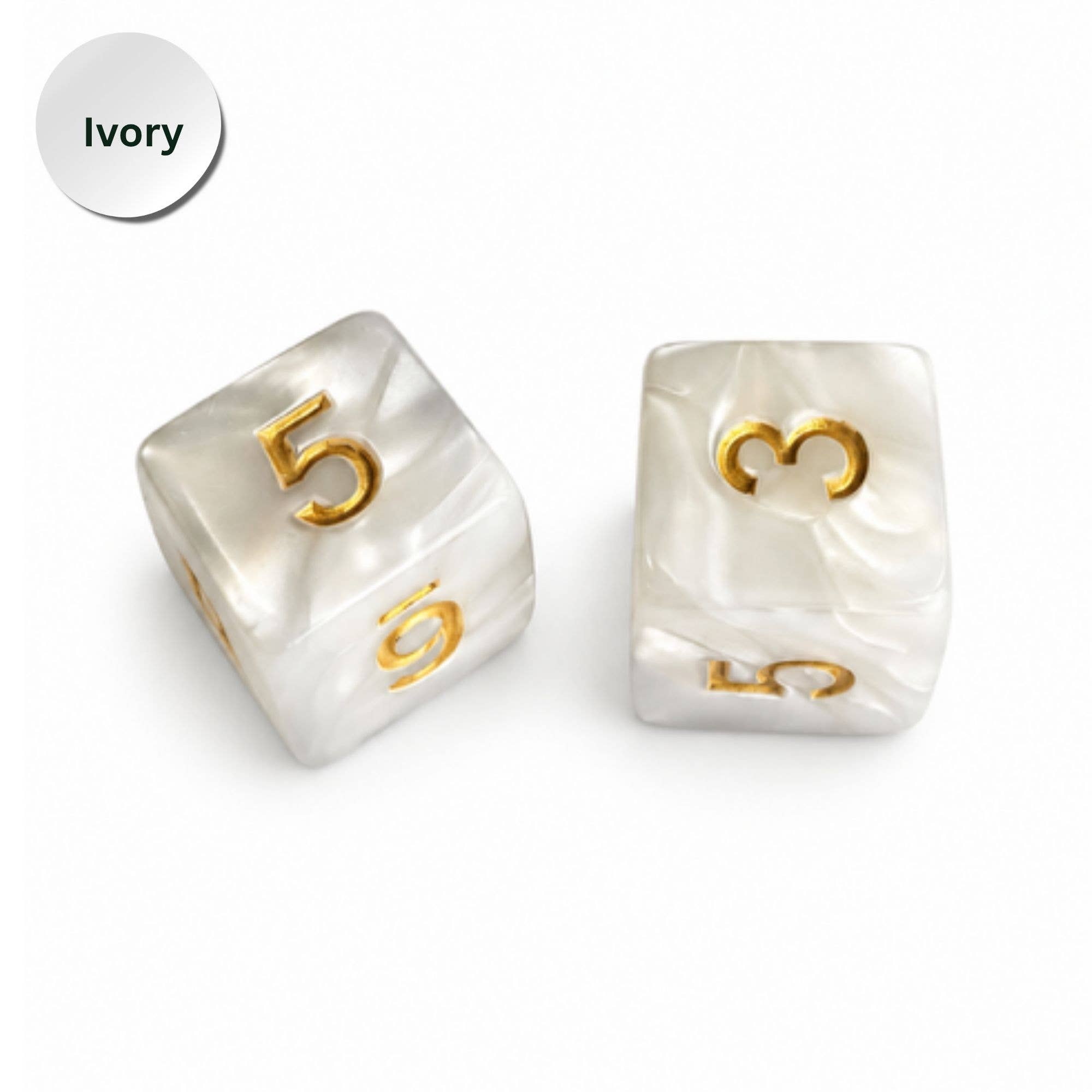 Pearl Ivory | Mahjong Specialty Dice