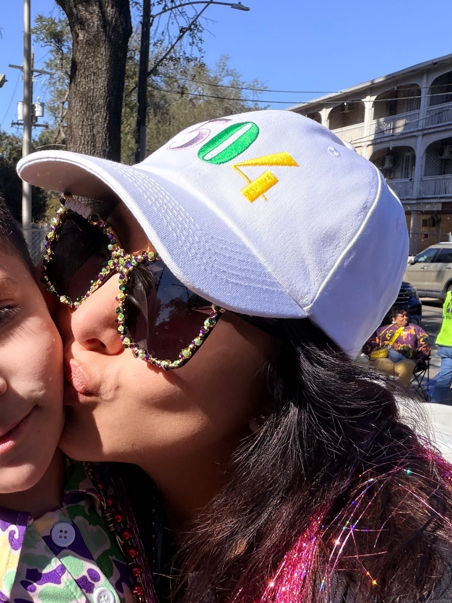 504 Batture & Bloom Mardi Gras Unisex Hat