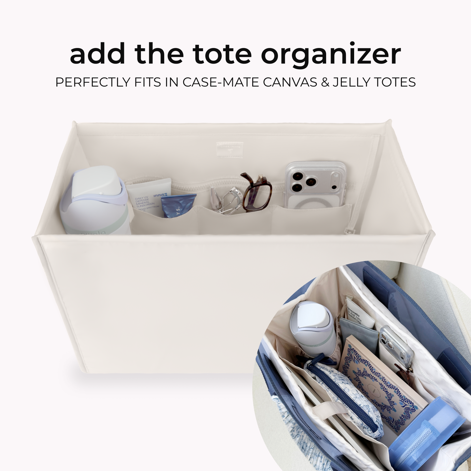 Case Mate Canvas Tote Pink