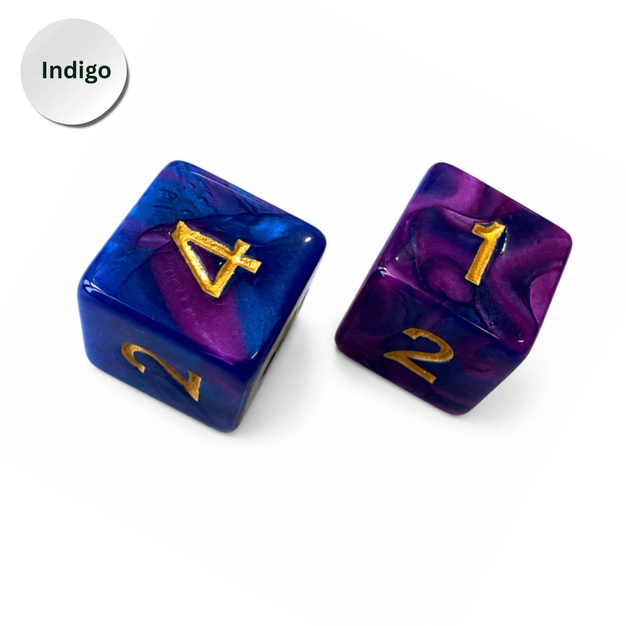 Pearl Indigo | Mahjong Specialty Dice