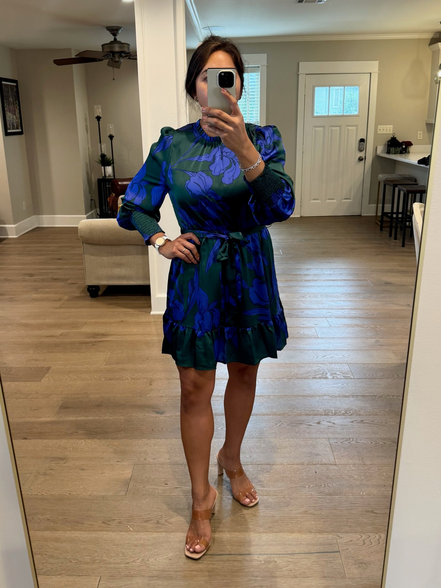 Sugarlips Floral Satin Dress