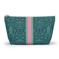 Britt Mills Mahjong Tile Pouch: Palm Beach Teal
