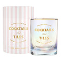 Cocktails & Tiles Gold Foil DOF Rocks Glass