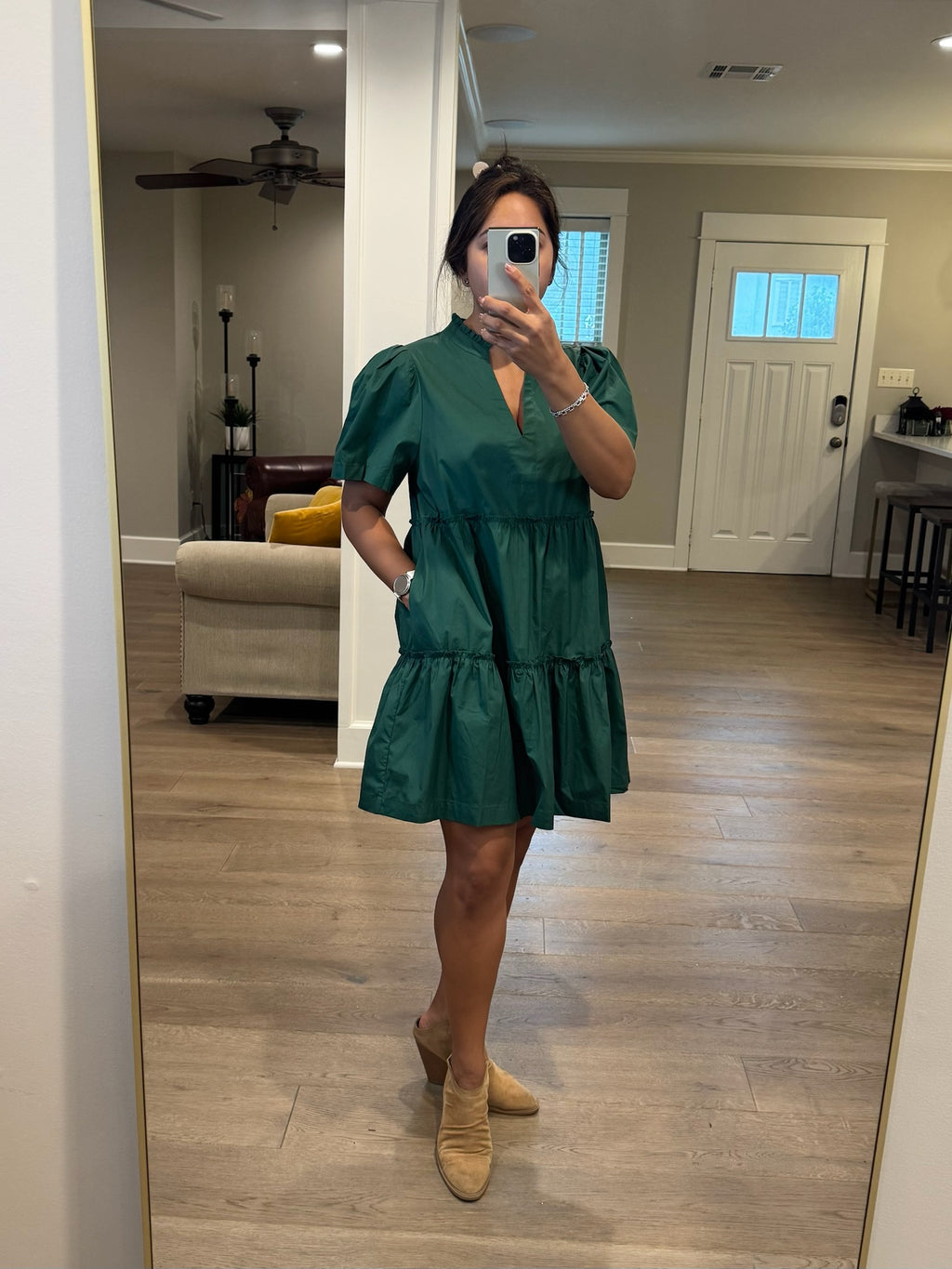 Sugarlips Emerald Tiered Babydoll Dress | XL