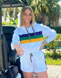 Mardi Gras Crop Sweatshirt