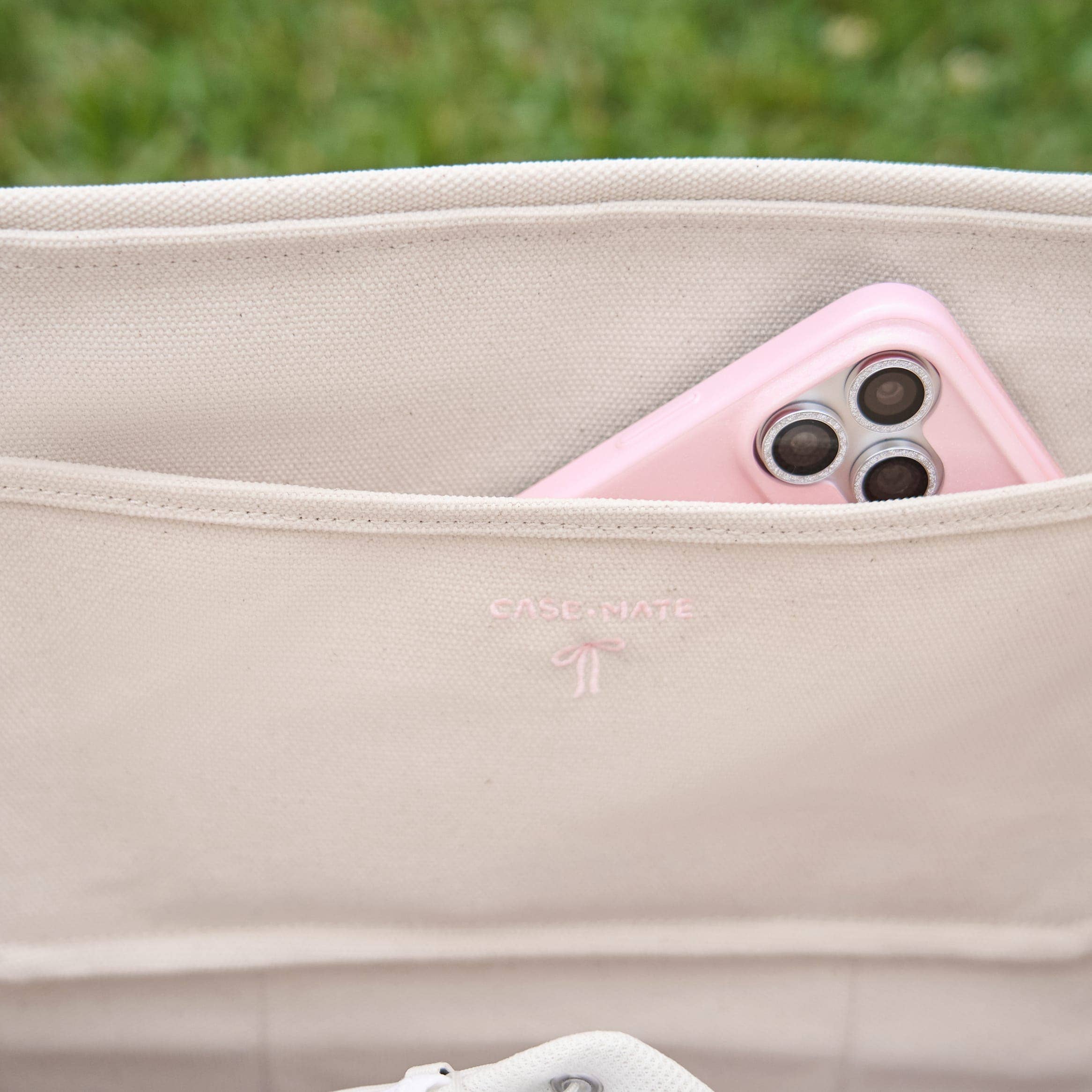 Case Mate Canvas Tote Pink