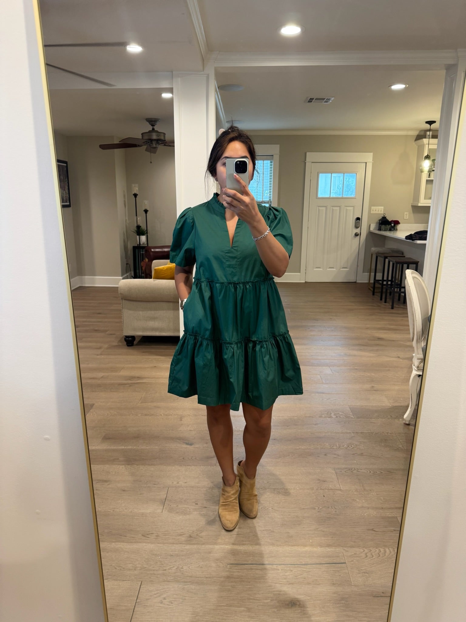 Sugarlips Emerald Tiered Babydoll Dress | XL