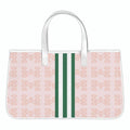 Mahj Pink Mahjong Canvas Tote Bag
