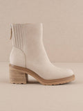 Oasis Society The Megan | Light Grey Lug Chelsea Bootie