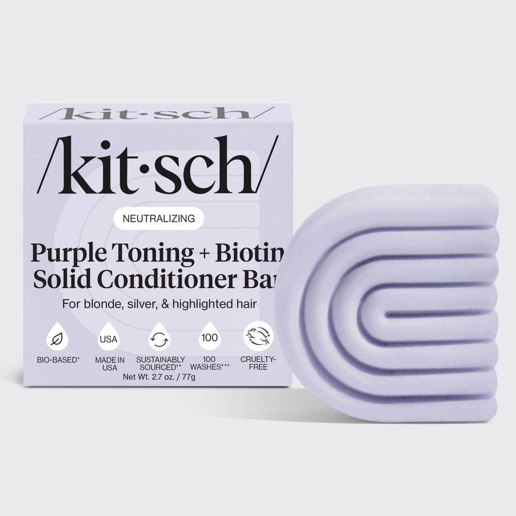 Kitsch Purple Toning Conditioner Bar for Color-Treated & Grey Hair
