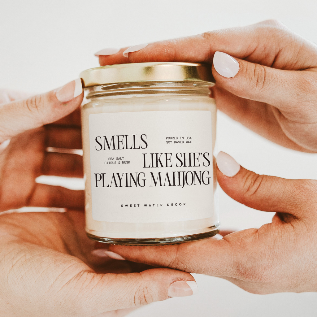 Playing Mahjong | 9 oz Soy Candle