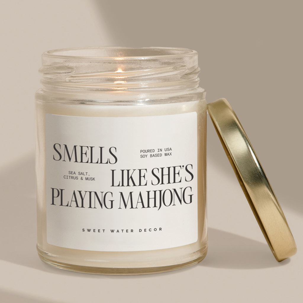 Playing Mahjong | 9 oz Soy Candle