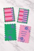 Weekday Stripes Mahjong Shufflers Set of 2