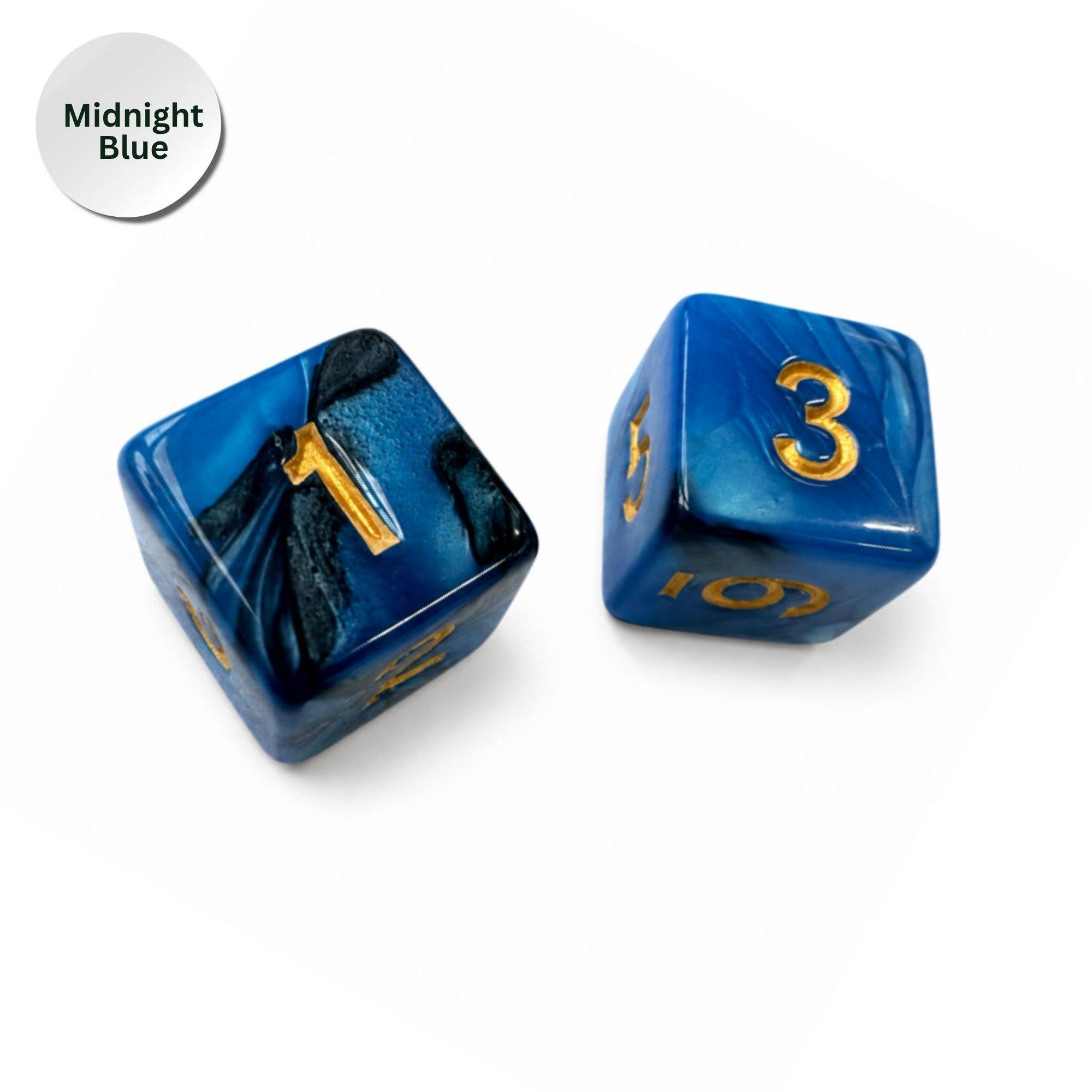 Pearl Midnight Blue | Mahjong Specialty Dice