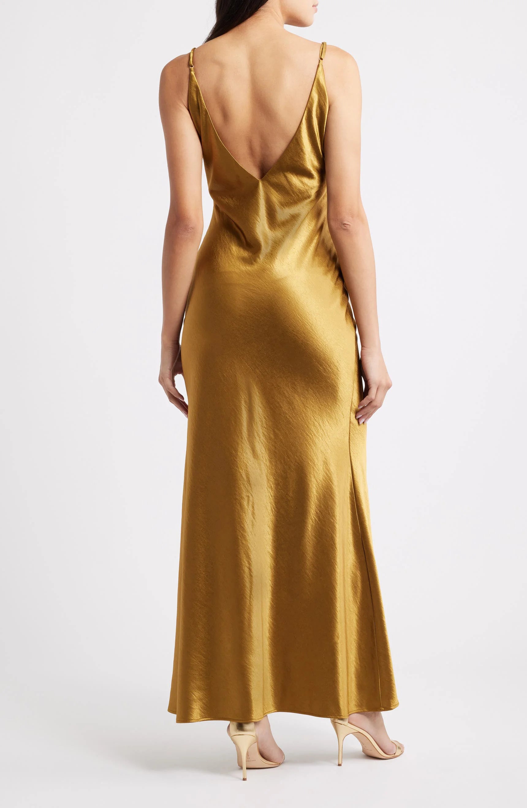 Lulus Cut Satin Maxi Cocktail Dress, Mardi Gras Dress – Lake Tilly Bayou