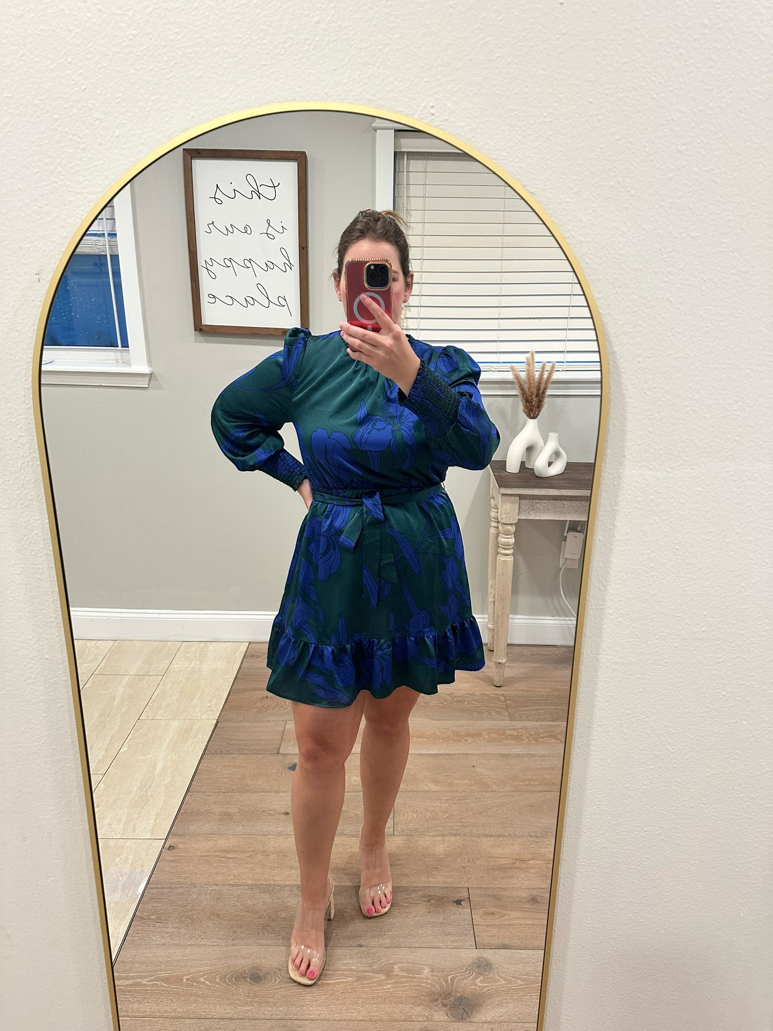 Sugarlips Floral Satin Dress