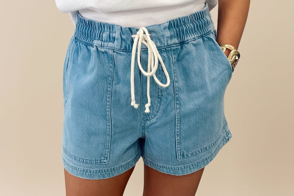 Beau Blue Denim Shorts