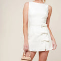 Luxe Woven Skort Romper