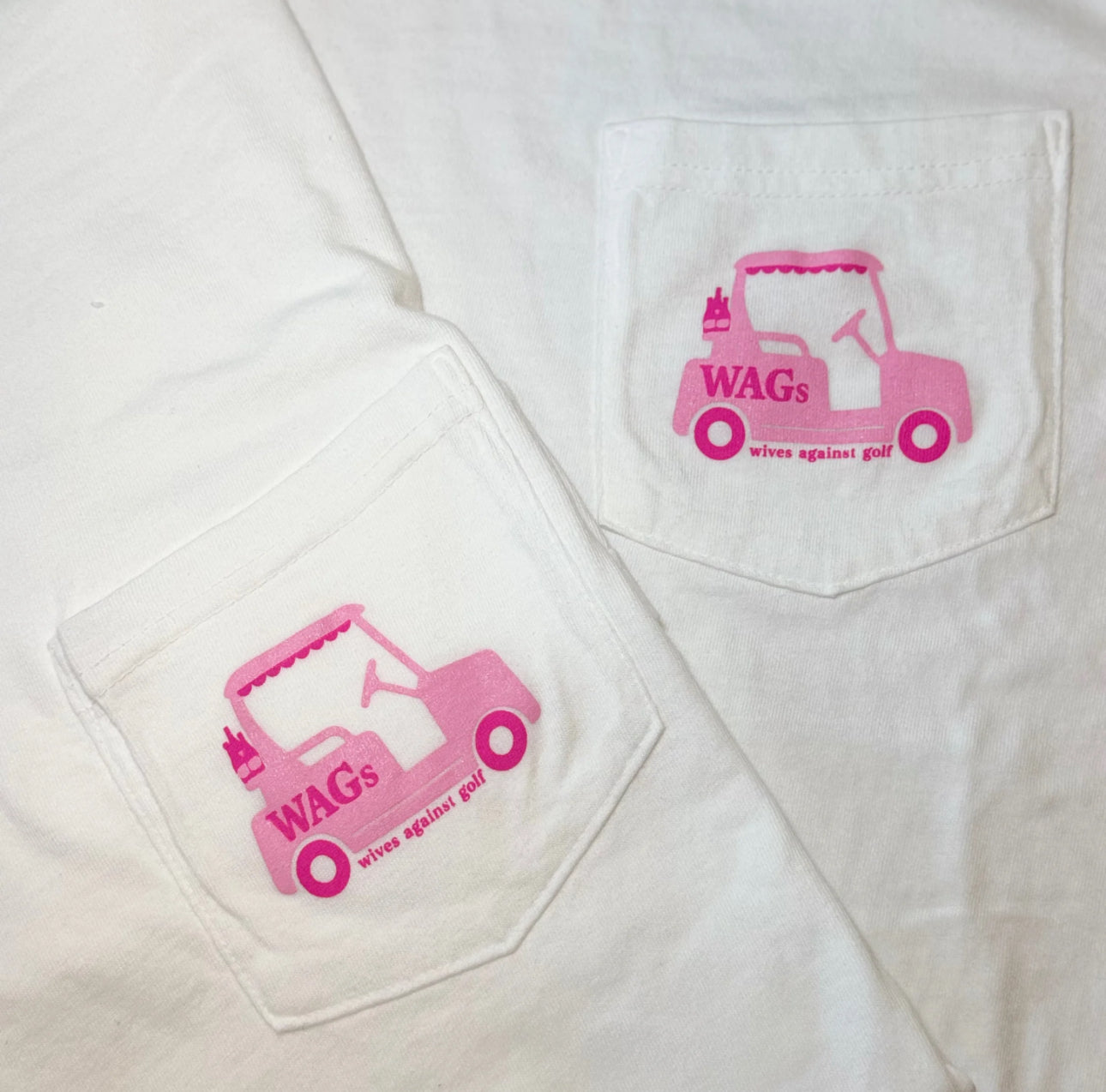 Wives Against Golf (WAG) Front Pocket Comfort Color Tee