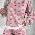 Pink Christmas 2-Piece Short Set