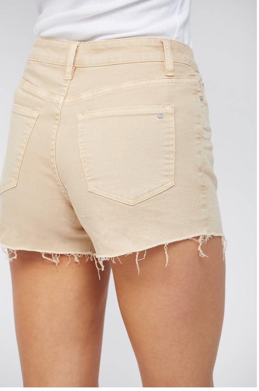 Mica Denim Beige Shorts