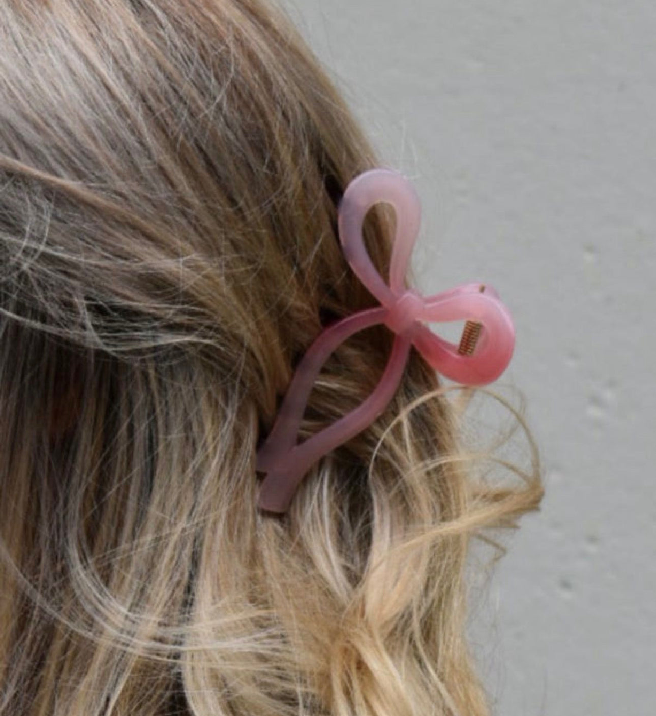 Pink Ombré Bow Hair clip