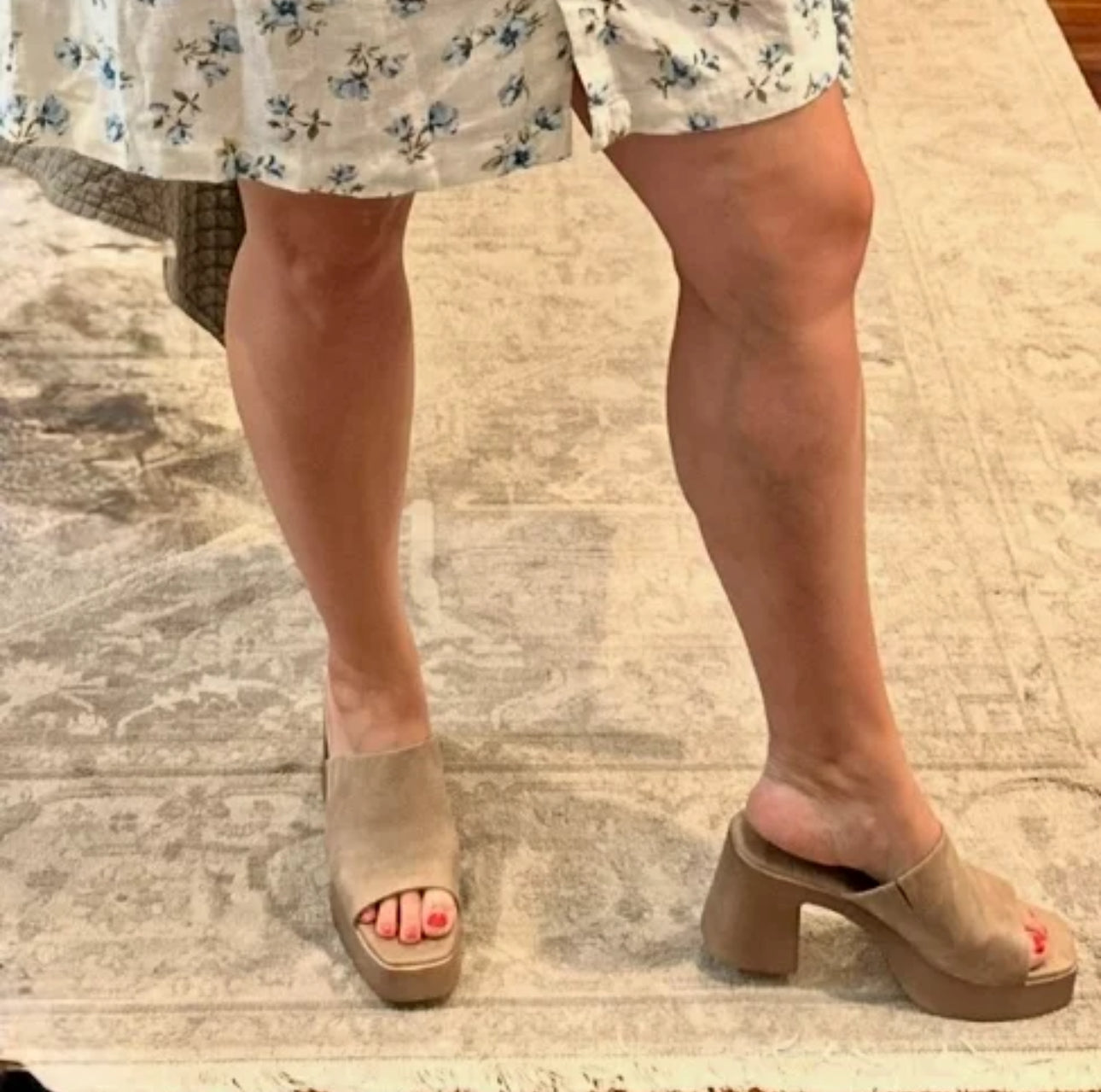 Monica Chunky Heel Platform
