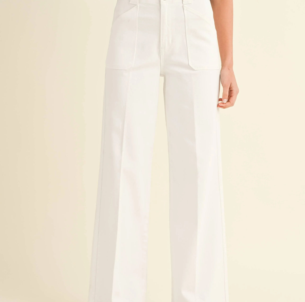 JBD Patch Pocket Wide Leg Flare