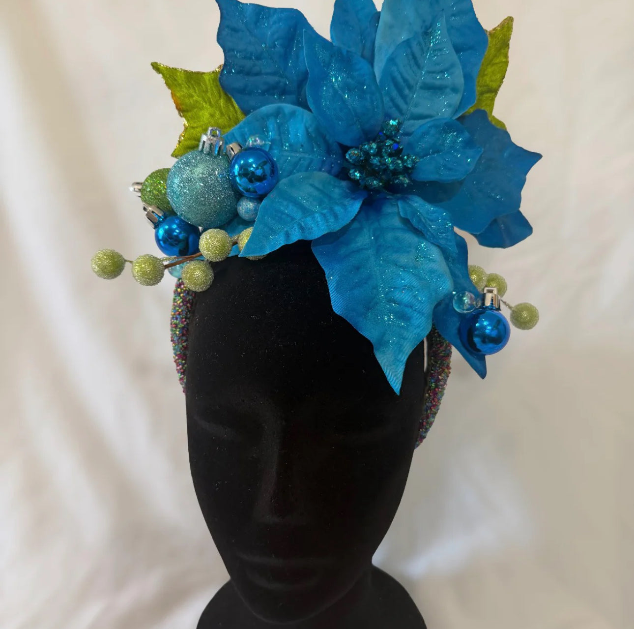 Poinsettia Princess Headpiece