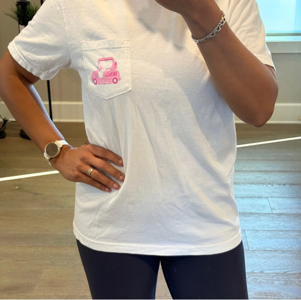 Wives Against Golf (WAG) Front Pocket Comfort Color Tee