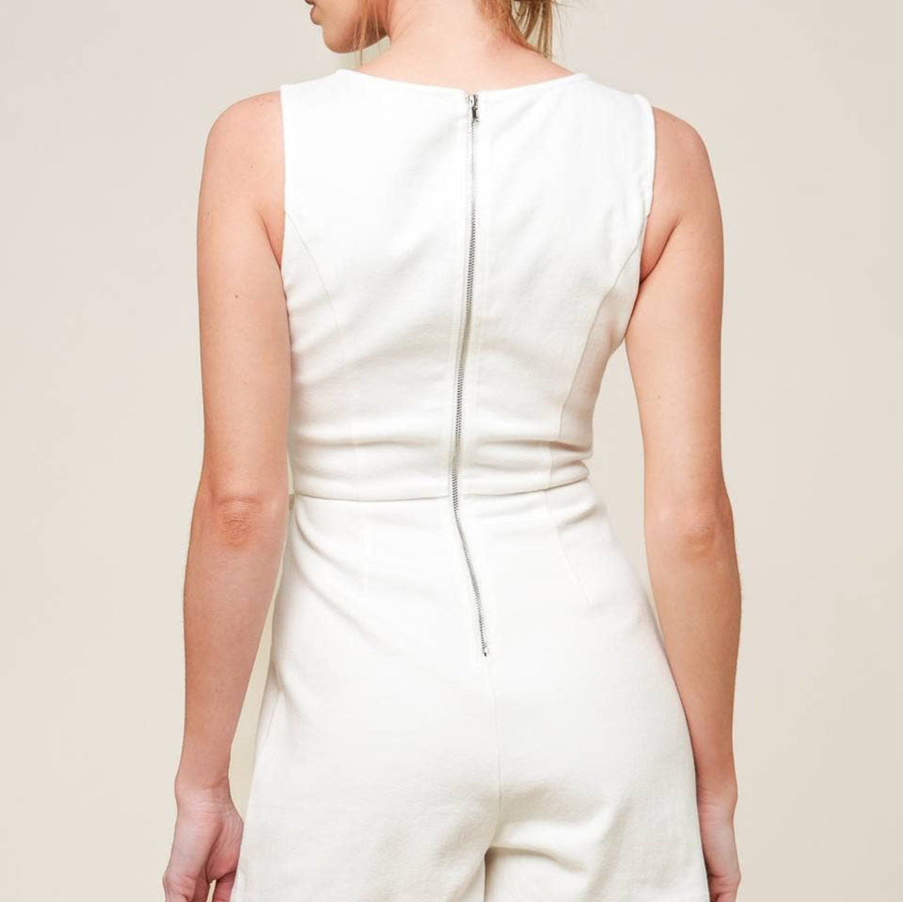 Luxe Woven Skort Romper