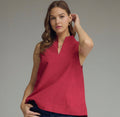 ENTRO | Ruby Stand Collar Top
