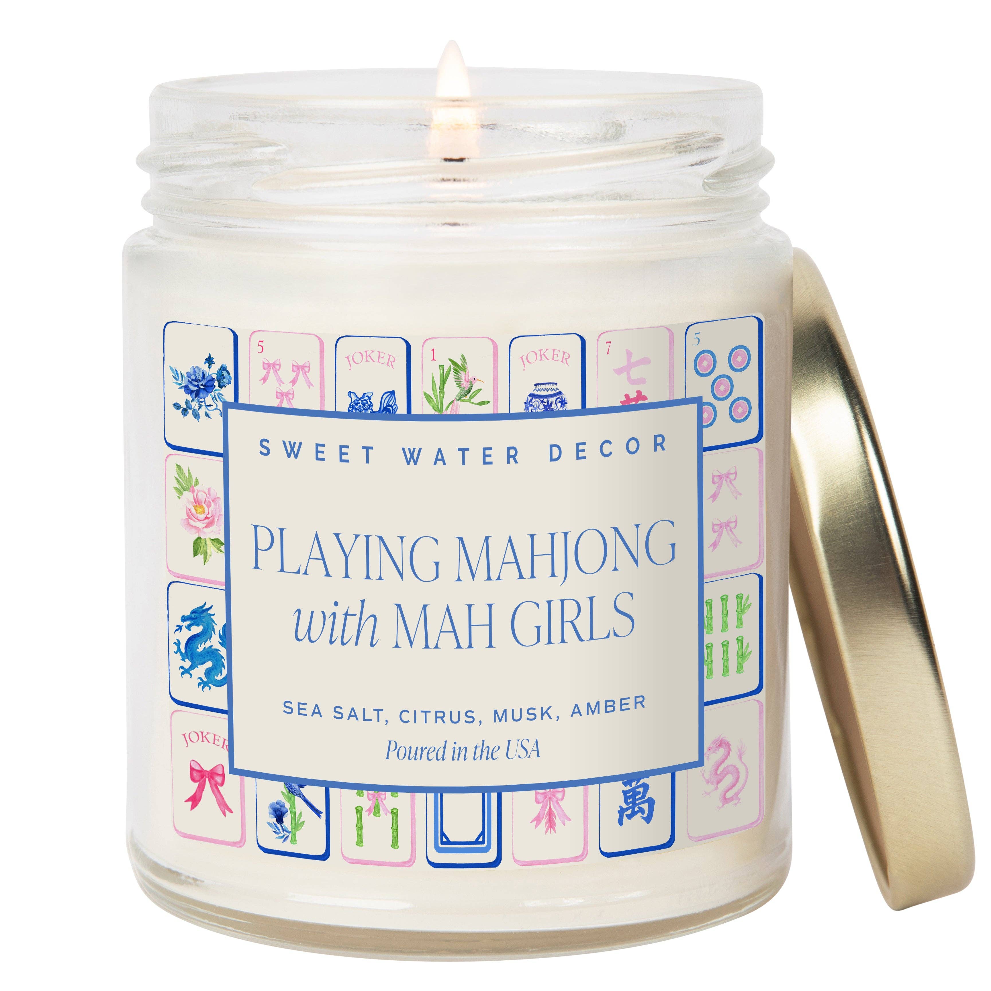 Playing Mahjong with Mah Girls | 9 oz Soy Candle