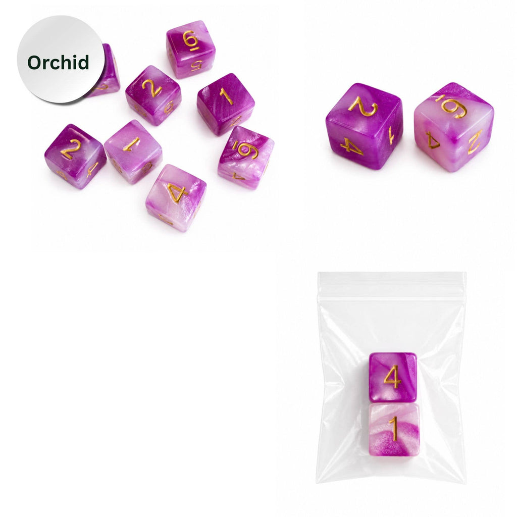 Pearl Orchid | Mahjong Specialty Dice