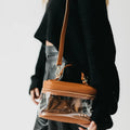 Pretty Simple | Brown Clear Crossbody